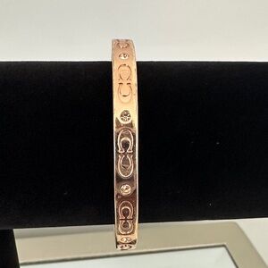 Coach Rose Gold Horseshoe Bracelet